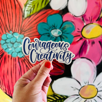 Sticker // Courageous Creativity