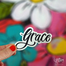 Load image into Gallery viewer, GRACE Sticker  // Word of the Year // Ready to Ship