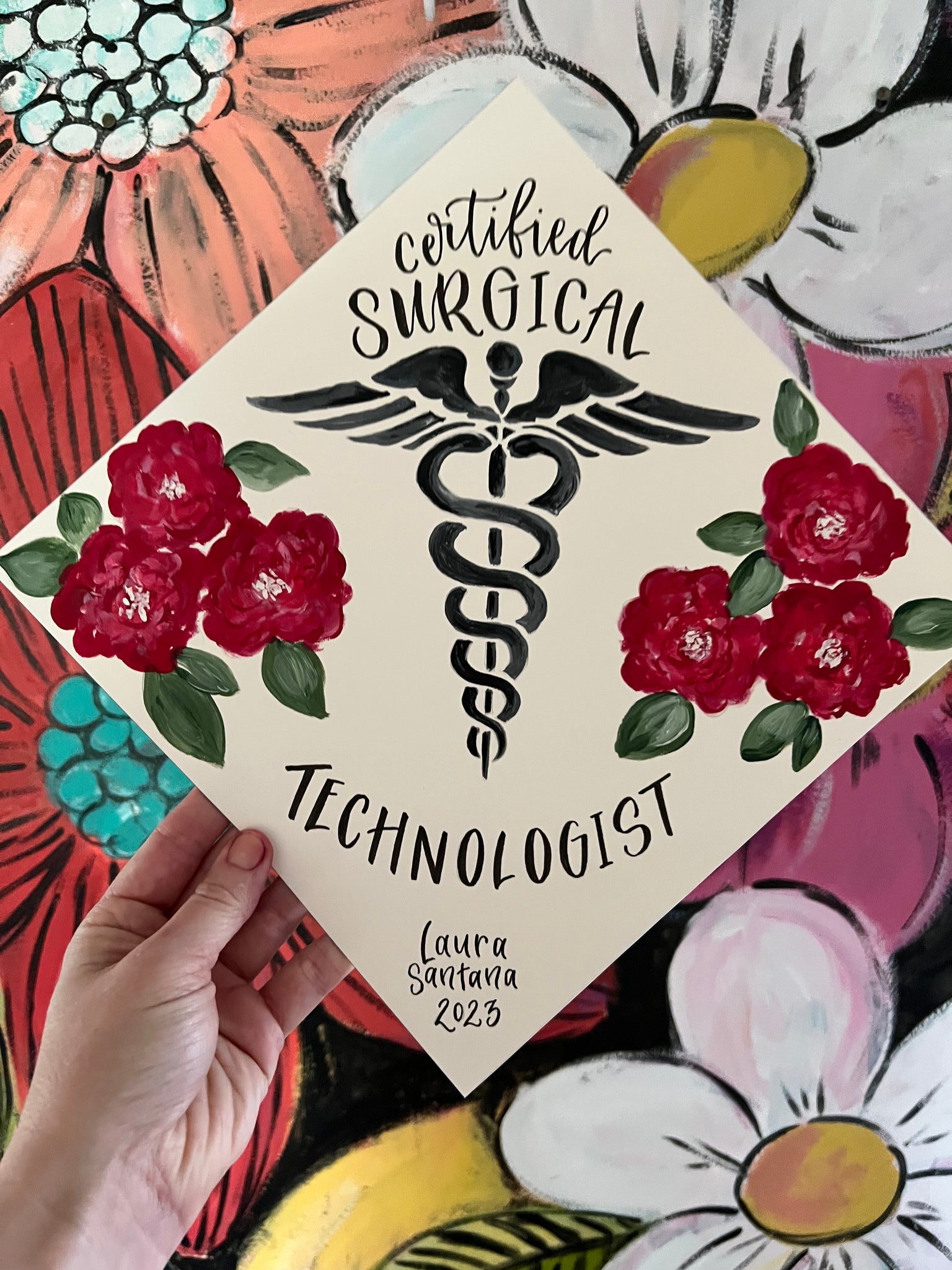 CUSTOM Graduation Cap Toppers — KATHRYN ANN ART