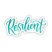Load image into Gallery viewer, RESILIENT Sticker  // Word of the Year // Ready to Ship