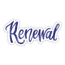 Load image into Gallery viewer, RENEWAL Sticker  // Word of the Year // Ready to Ship