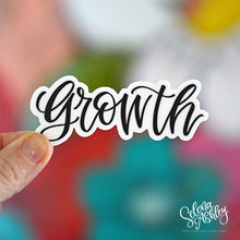 Load image into Gallery viewer, GROWTH Sticker  // Word of the Year // Ready to Ship