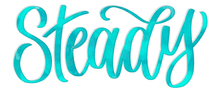 Load image into Gallery viewer, STEADY Sticker  // Word of the Year // Ready to Ship