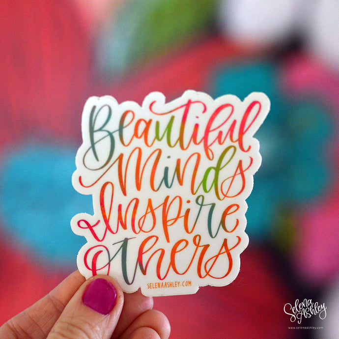 Sticker // Beautiful Minds