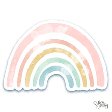 Load image into Gallery viewer, Sticker //  Distressed Rainbow