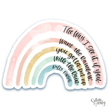 Load image into Gallery viewer, Sticker //  Dolly Parton Rainbow