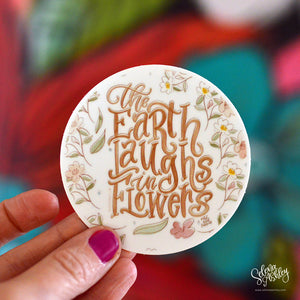 Sticker // Earth Laughs