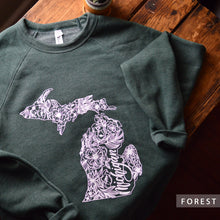 Load image into Gallery viewer, Apparel // MI Outline Floral Sweatshirt [Ready to Ship]
