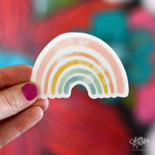 Load image into Gallery viewer, Sticker //  Distressed Rainbow
