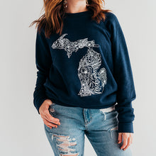 Load image into Gallery viewer, Apparel // MI Outline Floral Sweatshirt [Ready to Ship]
